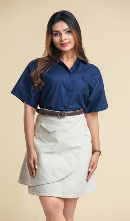 Wrap Styled Bucket Skirt